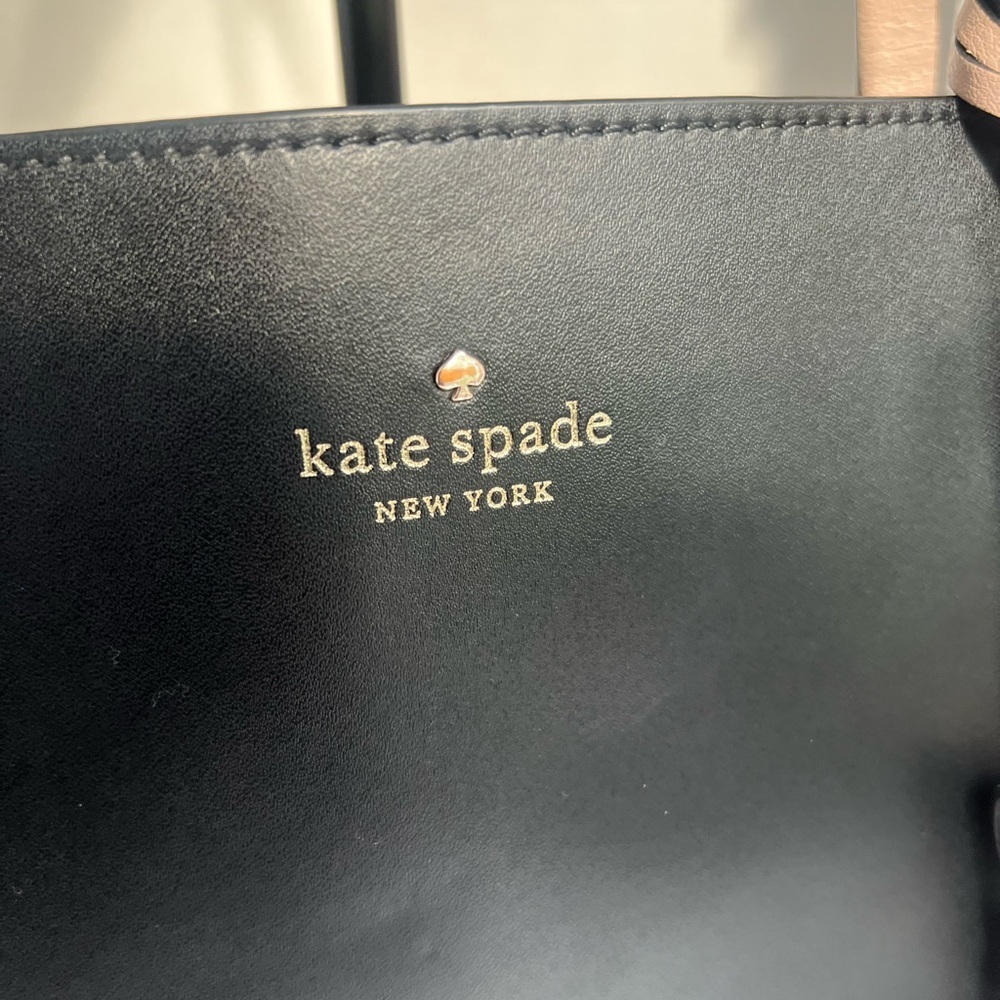 Kate Spade Lawton Way black Leather Tote Bag - Picture 3 of 13